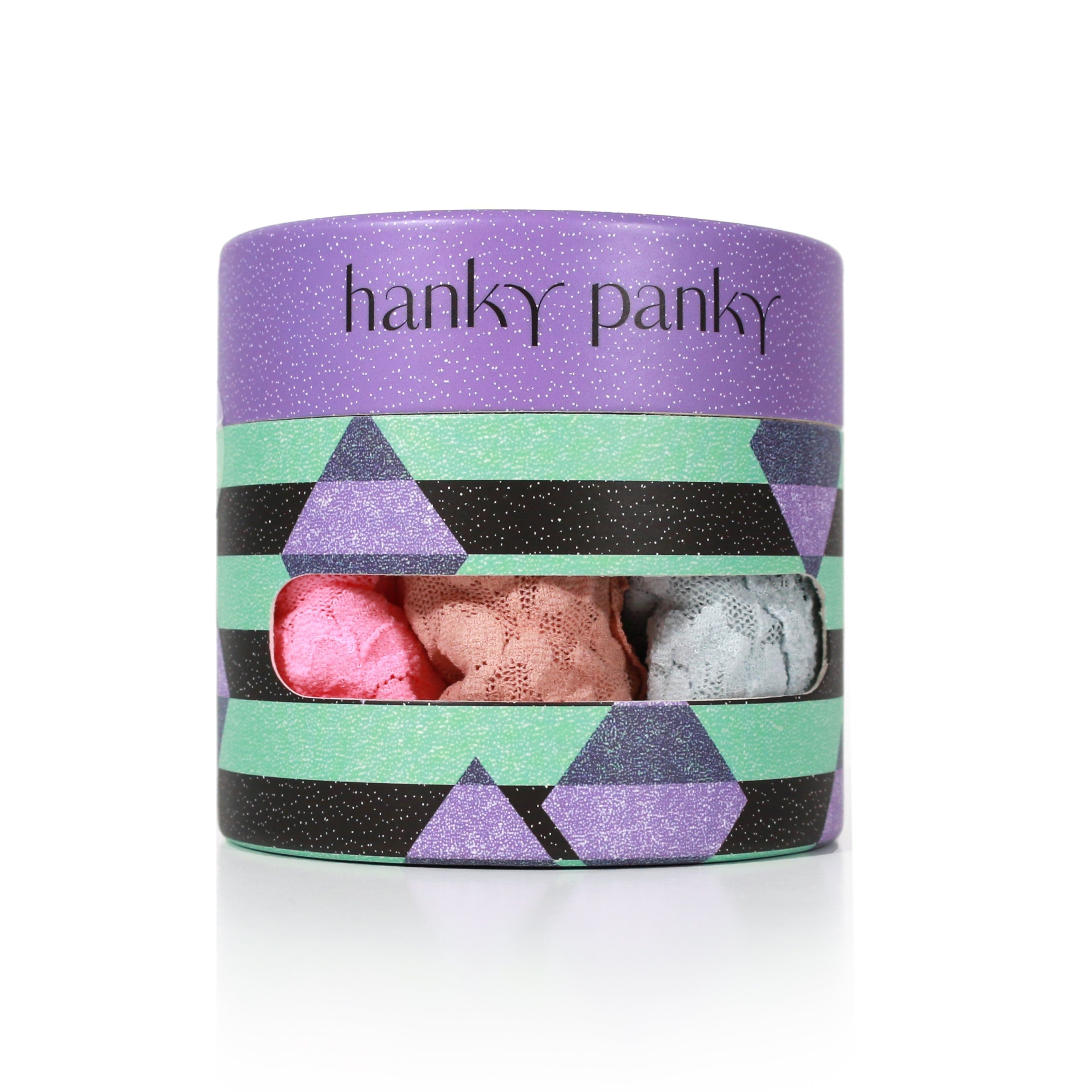 Holiday 3 Pack Signature Lace Original Rise Thongs Sale sold by Hanky Panky product image thumbnail 3