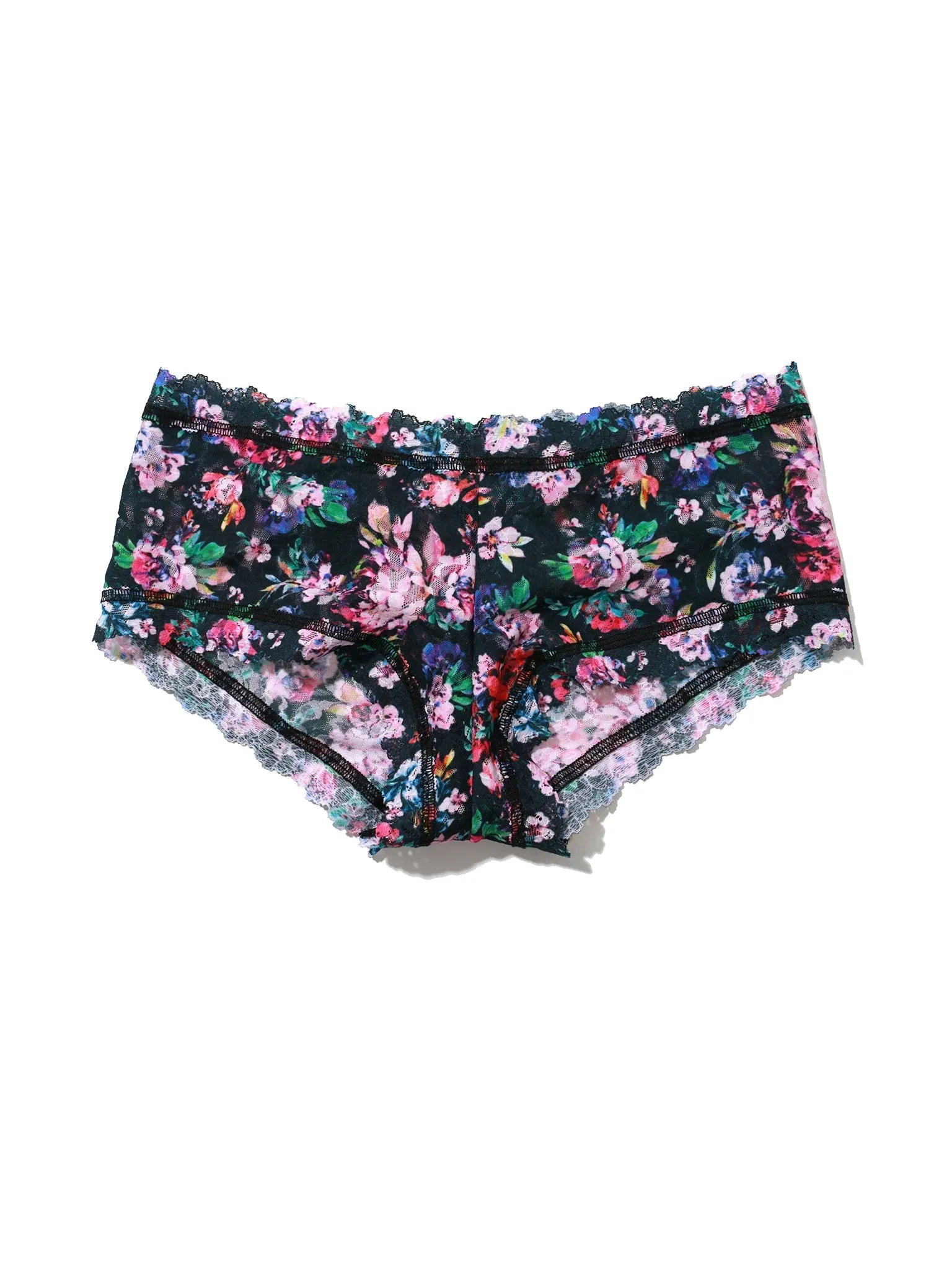 Printed Signature Lace® Boyshort Dark Peonies Sale sold by Hanky Panky product image thumbnail 4