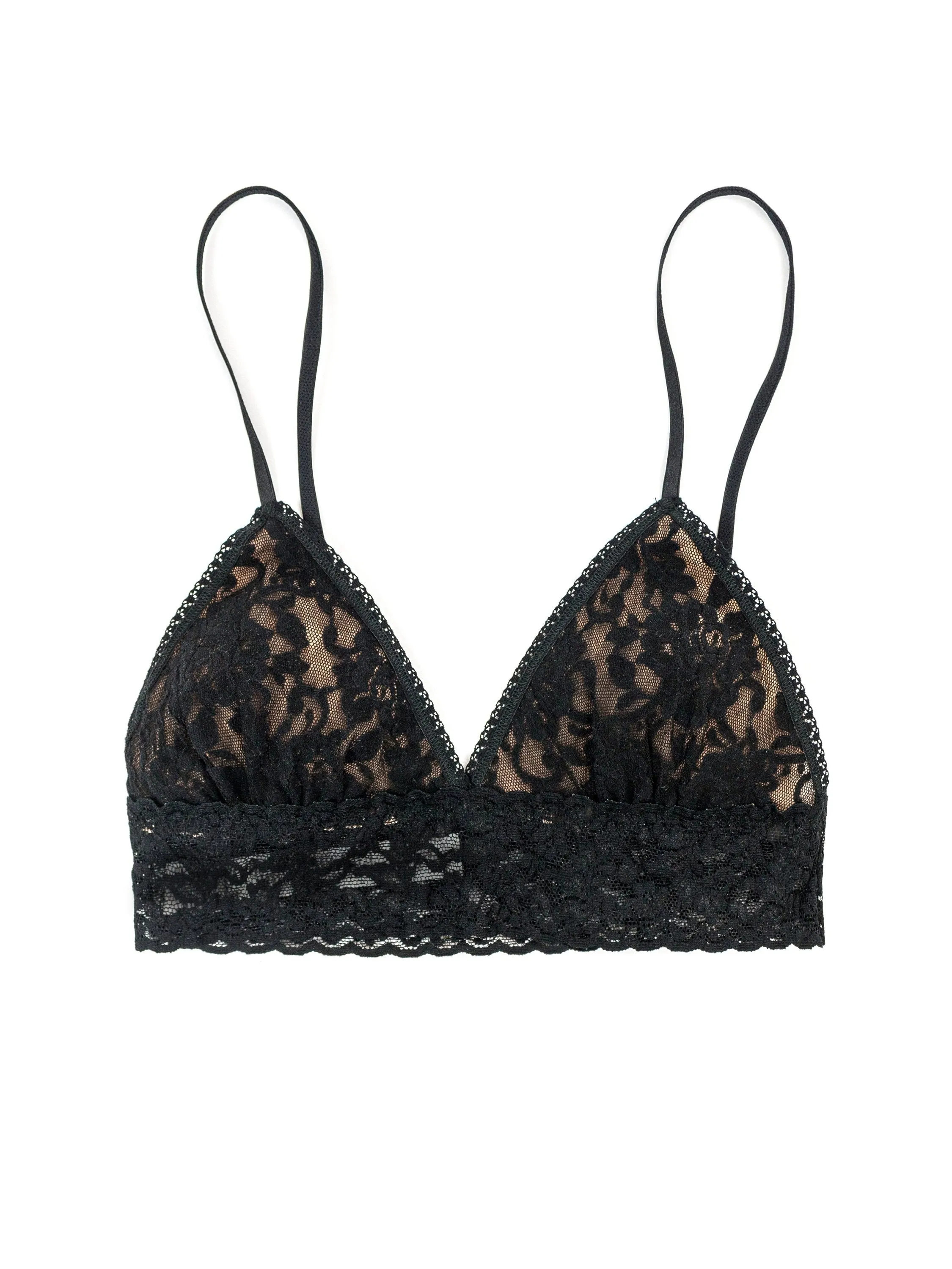 Signature Lace® Padded Triangle Bralette Black sold by Hanky Panky product image thumbnail 3