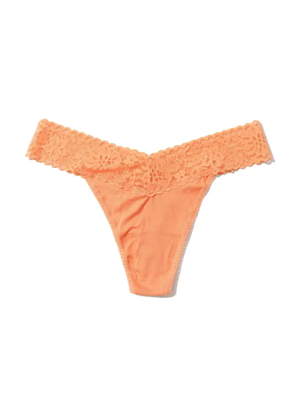 DreamEase® Original Rise Thong Florence Orange sold by Hanky Panky