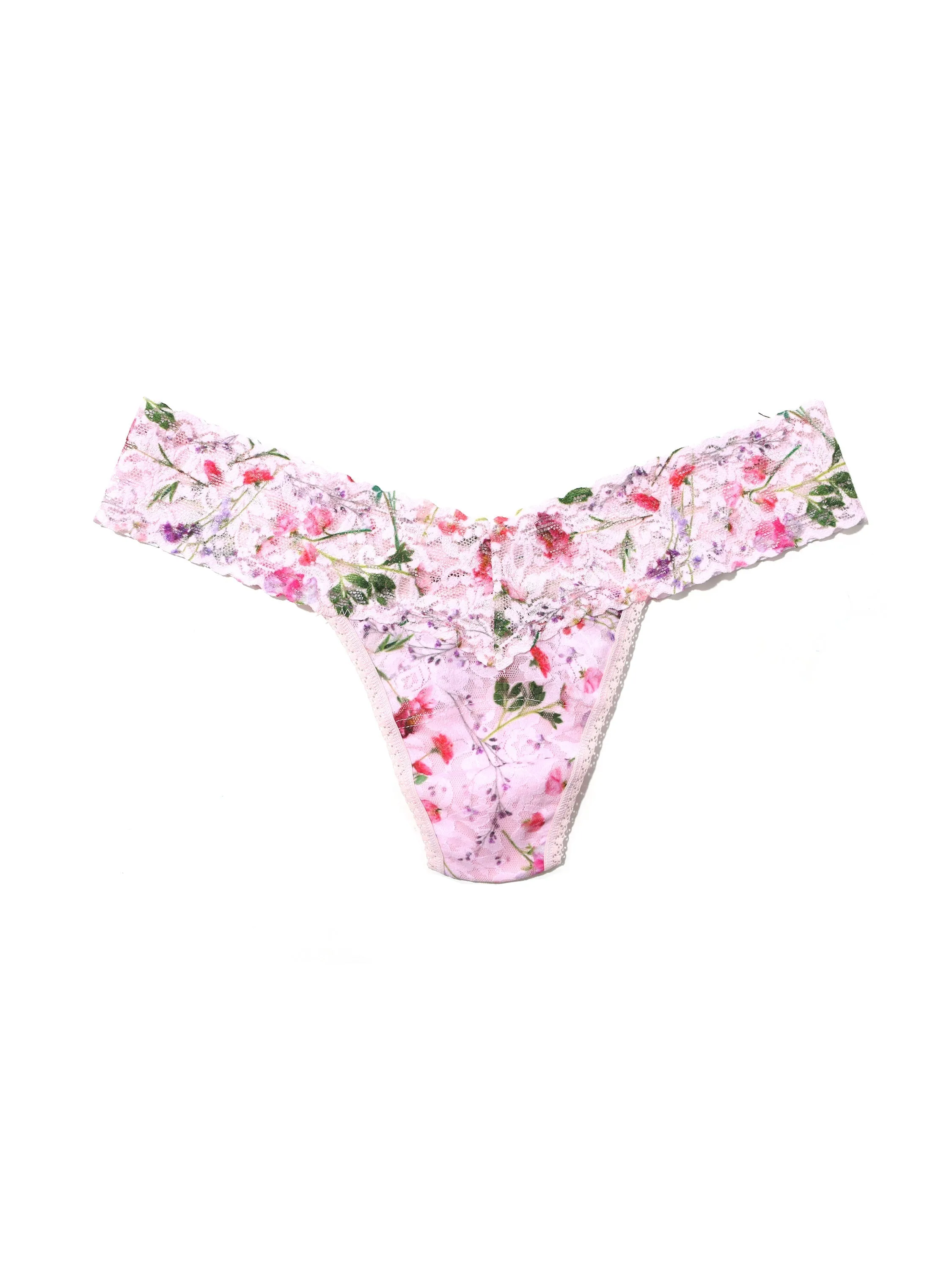 Printed Signature Lace Low Rise Thong Rise And Vines Sale sold by Hanky Panky