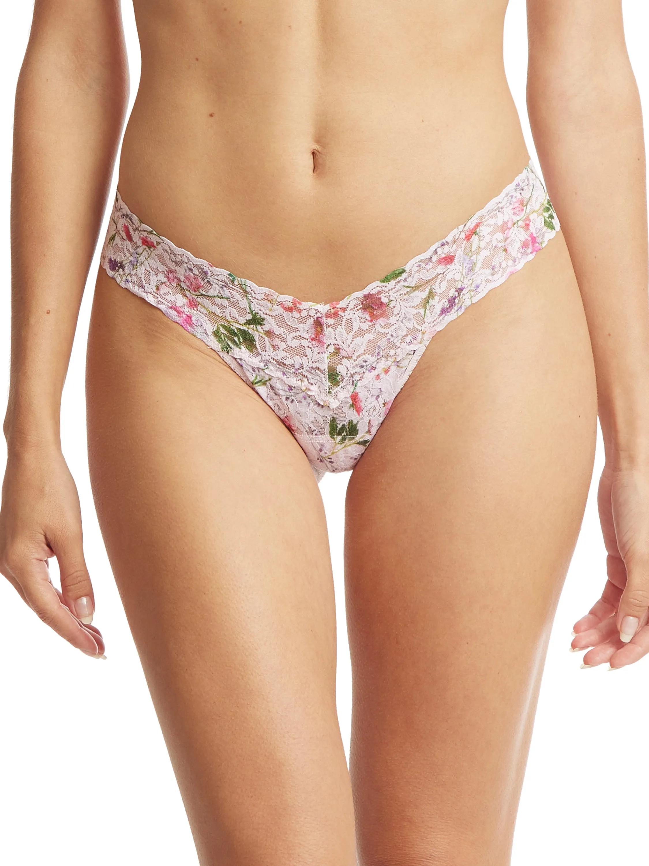 Printed Signature Lace Low Rise Thong Rise And Vines Sale sold by Hanky Panky product image thumbnail 2