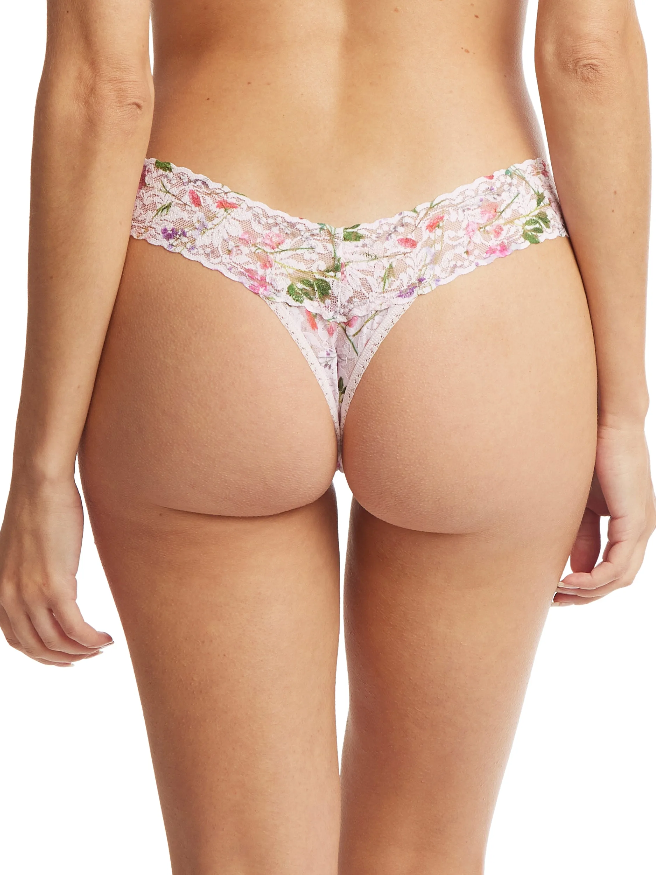 Printed Signature Lace Low Rise Thong Rise And Vines Sale sold by Hanky Panky product image thumbnail 3