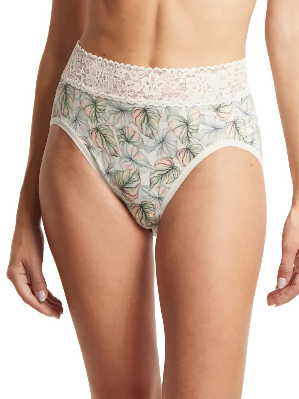 DreamEase® Printed French Brief Begonia Leaf sold by Hanky Panky