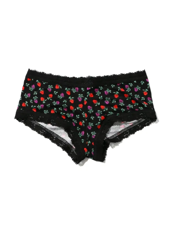 DreamEase® Printed Boyshort English Rose sold by Hanky Panky