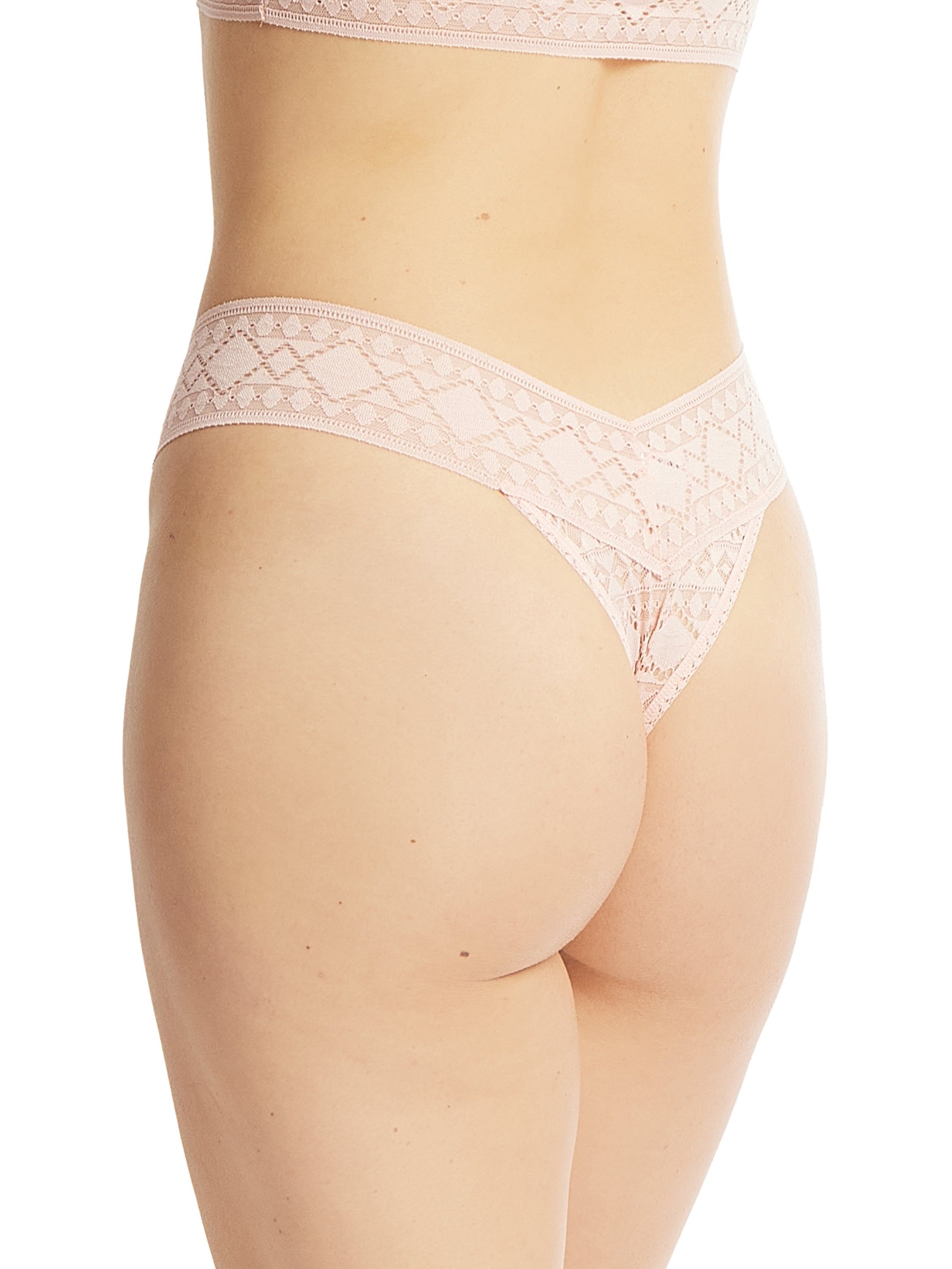 Gem Lace Original Rise Thong sold by Hanky Panky product image thumbnail 3