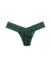 Printed Signature Lace Low Rise Thong Chess Sale sold by Hanky Panky