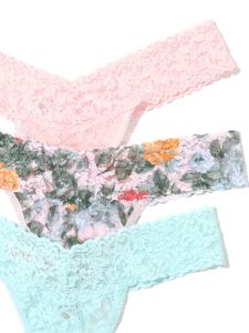 3 Pack Low Rise Thongs Exclusive sold by Hanky Panky