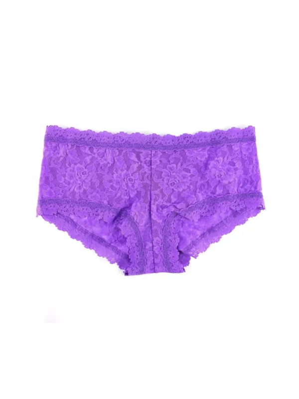 Signature Lace Boyshort Vivid Violet sold by Hanky Panky