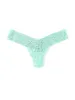 Signature Lace® Low Rise Thong Mint Sprig Green Sale sold by Hanky Panky