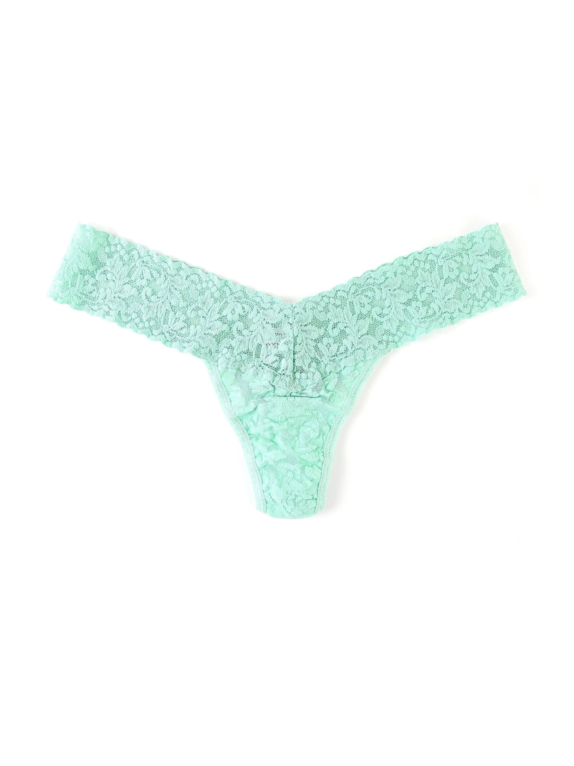 Signature Lace® Low Rise Thong Mint Sprig Green Sale sold by Hanky Panky product image thumbnail 3