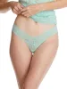 Signature Lace® Low Rise Thong Mint Sprig Green Sale sold by Hanky Panky