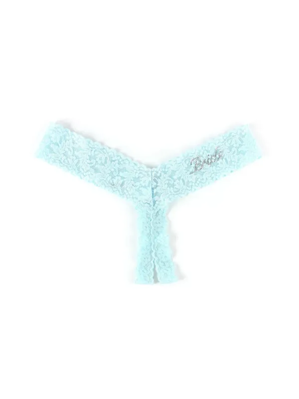 Bride Crystal Crotchless Thong sold by Hanky Panky