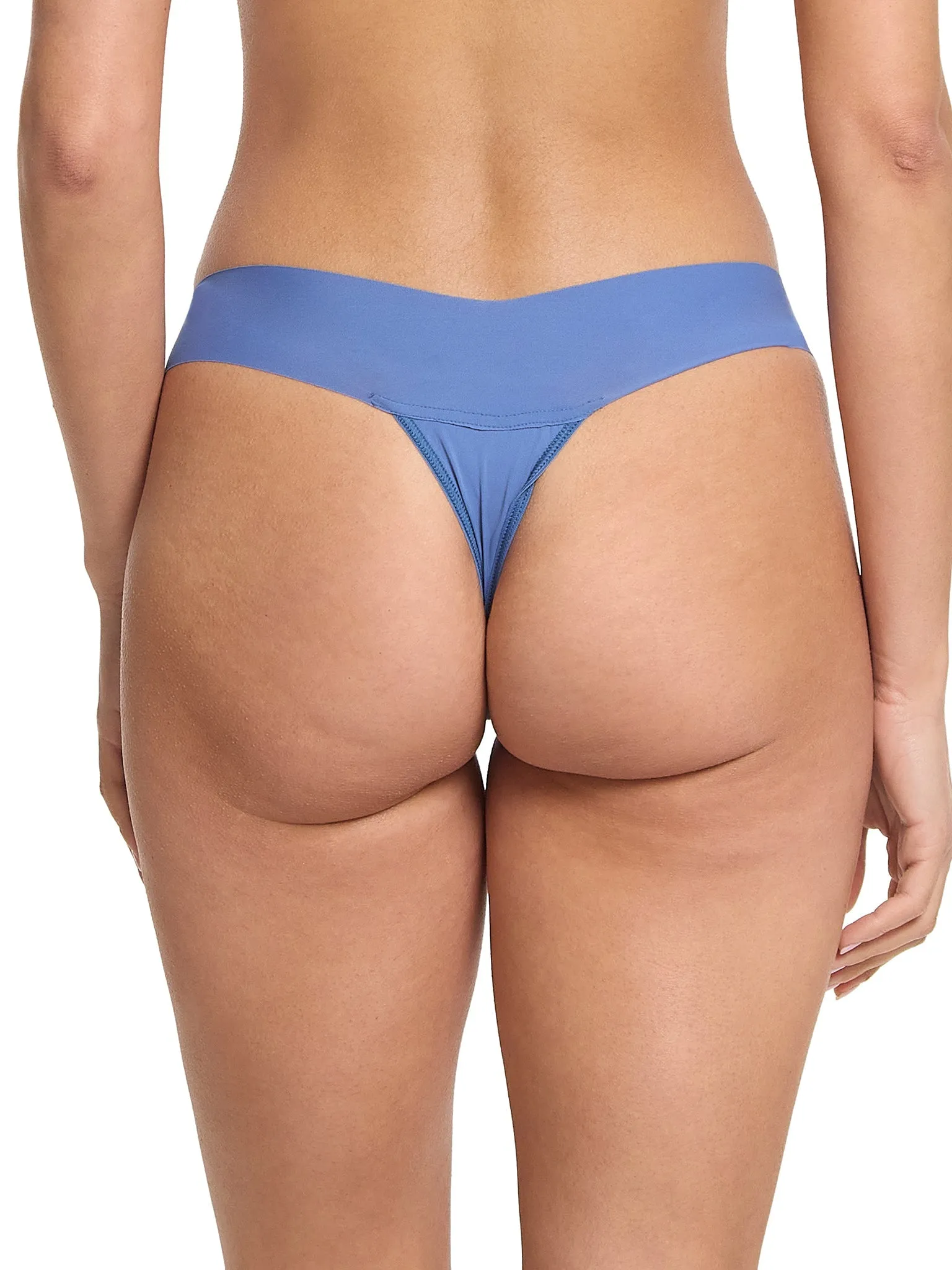 BreatheSoft™ Natural Rise Thong Rainy Day Blue Sale sold by Hanky Panky product image thumbnail 2