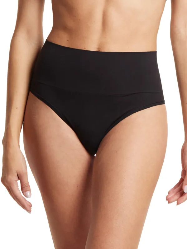 HANKY PANKY BODY™ Midrise Thong Black sold by Hanky Panky