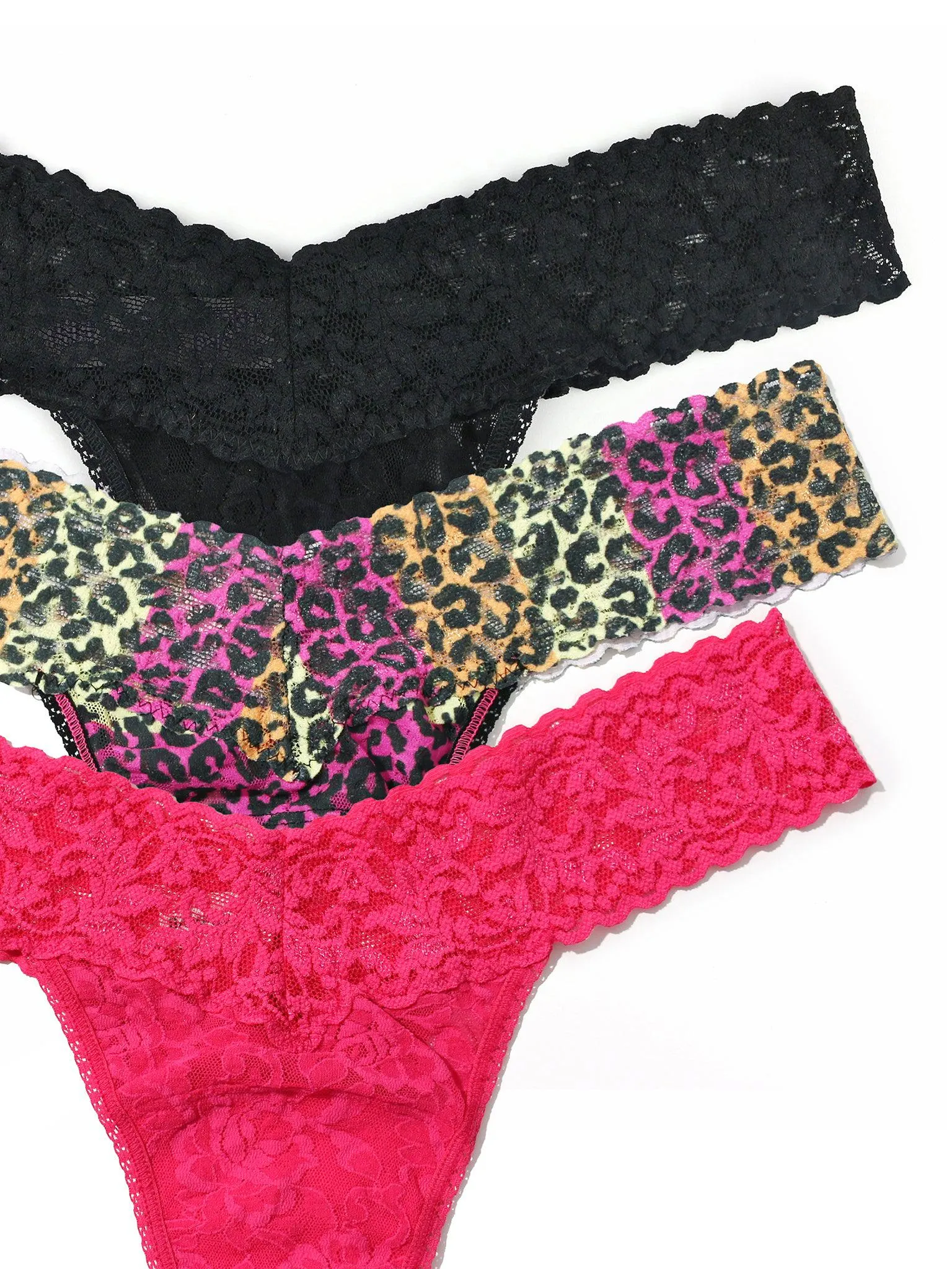 3 Pack Low Rise Thongs It's Electric Sale sold by Hanky Panky product image thumbnail 2
