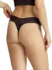 Cross Dyed Leopard Low Rise Thong Black/Tulip Pink Sale sold by Hanky Panky