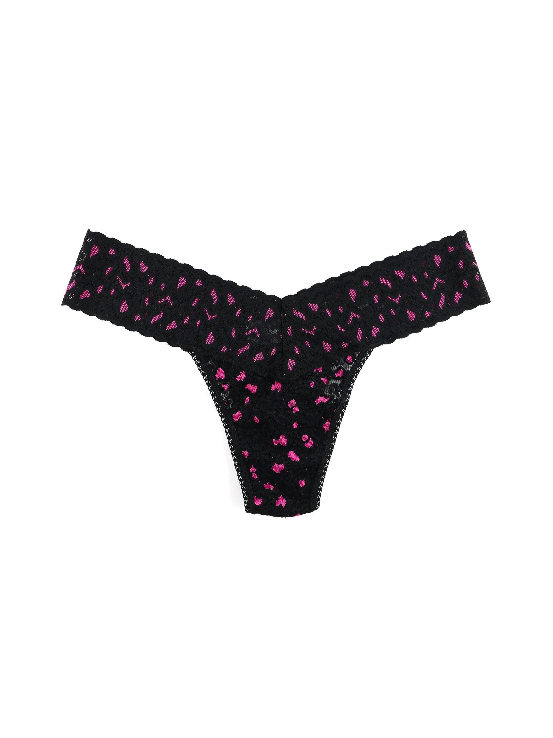 Cross Dyed Leopard Low Rise Thong Sale sold by Hanky Panky