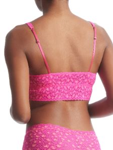 Cross Dyed Leopard V-Neck Retro Bralette sold by Hanky Panky