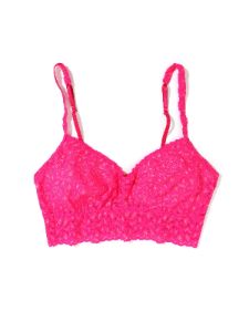 Cross Dyed Leopard V-Neck Retro Bralette sold by Hanky Panky