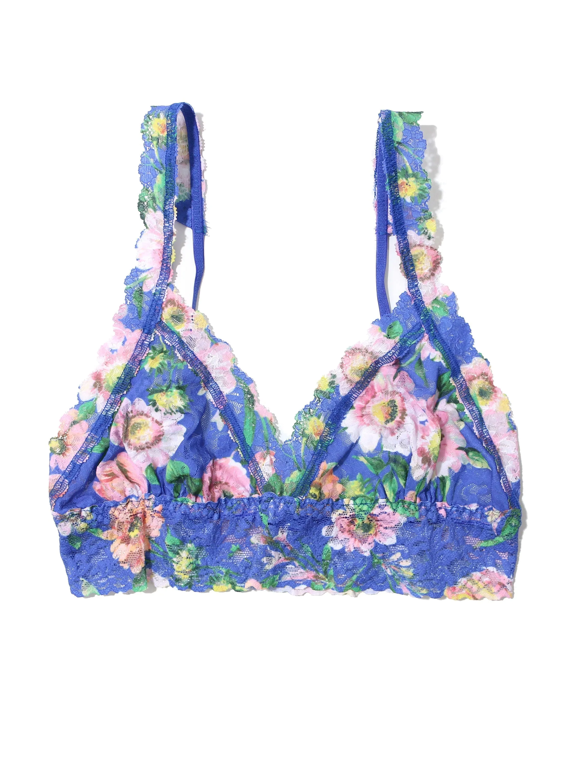 Printed Signature Lace Crossover Bralette Happy Place Sale sold by Hanky Panky product image thumbnail 5