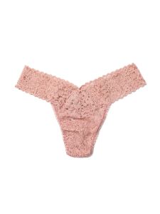 Daily Lace™ Original Rise Thong Desert Rose Pink Sale sold by Hanky Panky