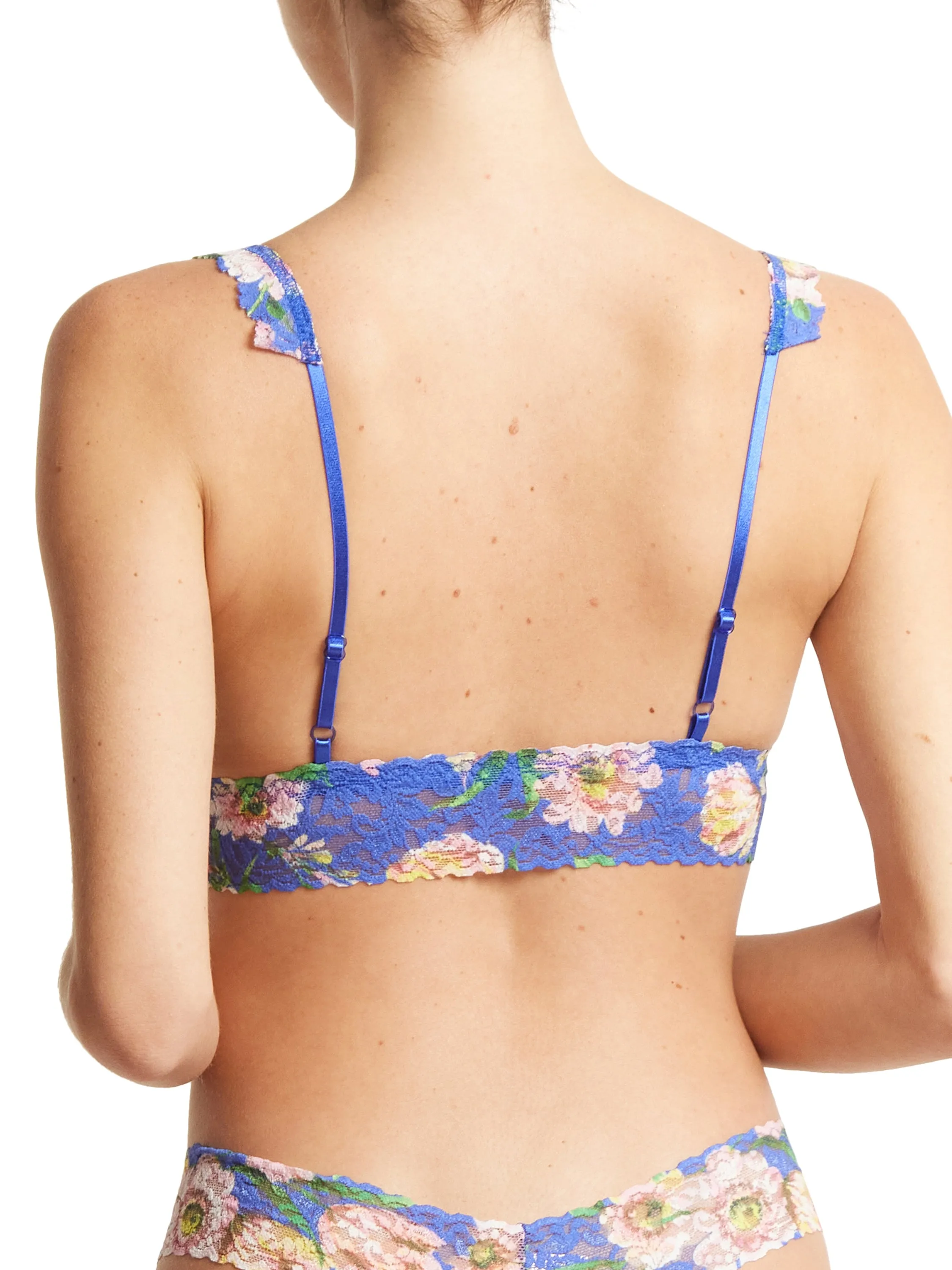 Printed Signature Lace Crossover Bralette Happy Place Sale sold by Hanky Panky product image thumbnail 2