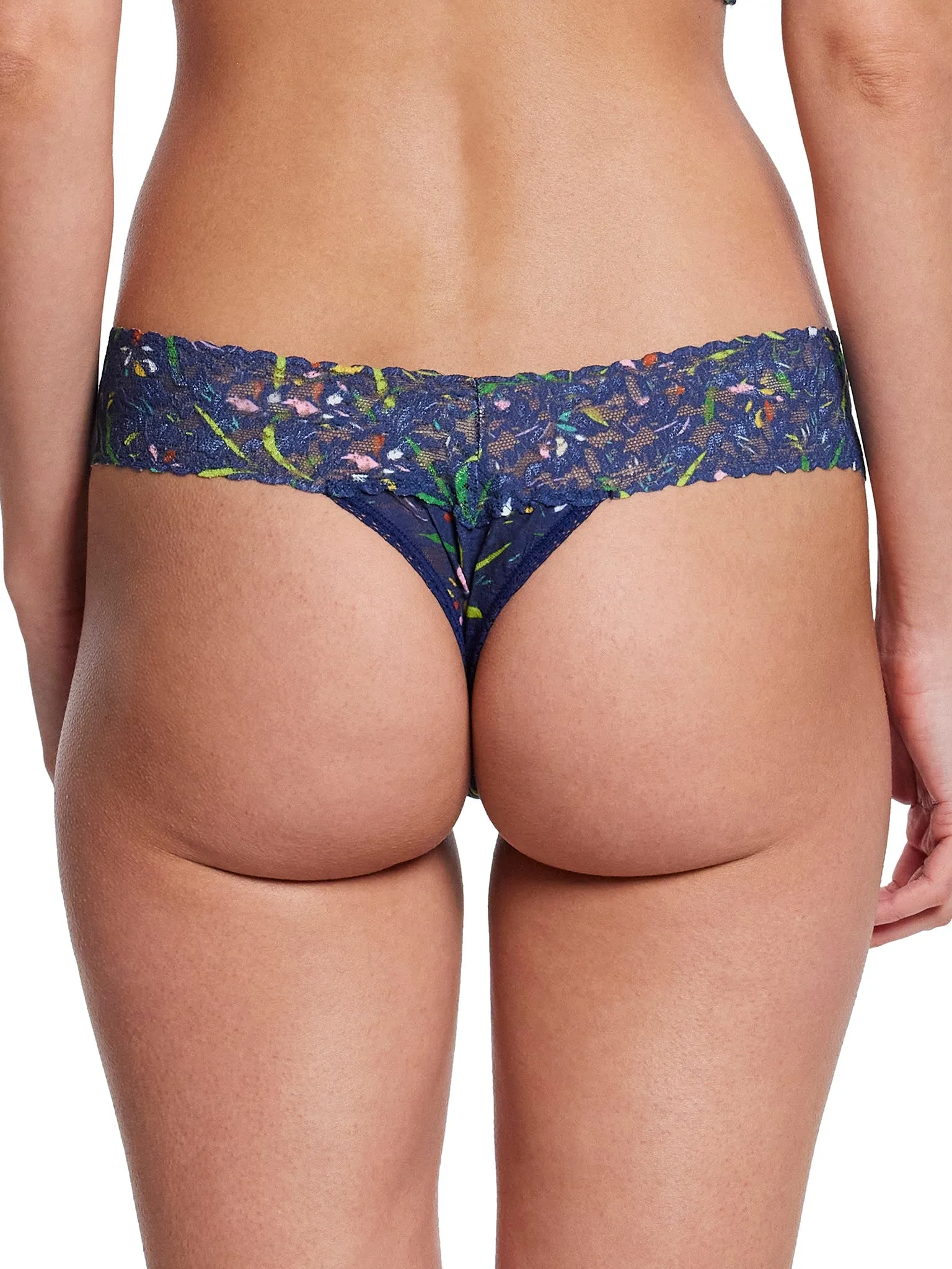 Printed Signature Lace Low Rise Thong Field Day Sale sold by Hanky Panky product image thumbnail 3