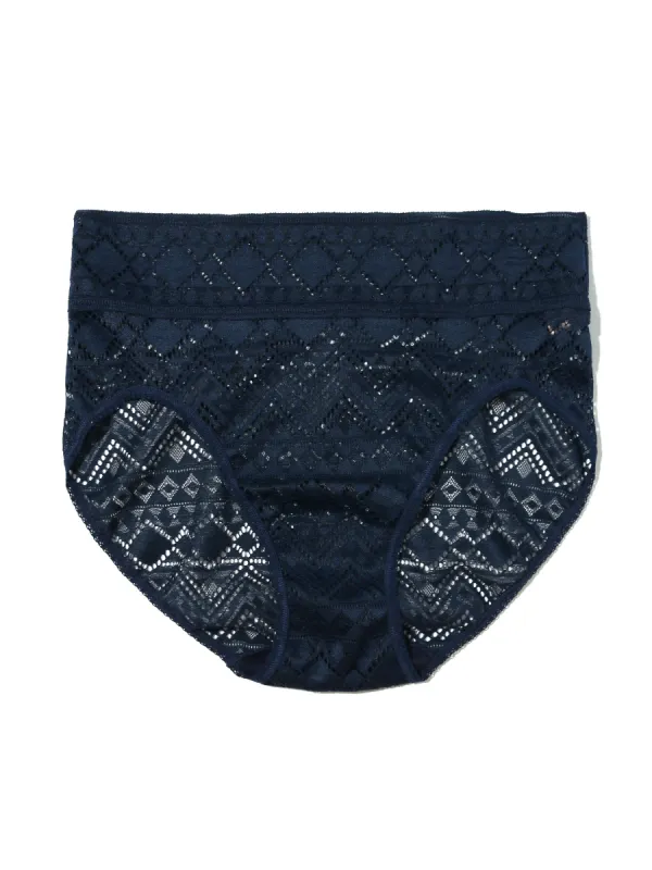 Gem Lace French Brief Hummingbird Blue Sale sold by Hanky Panky