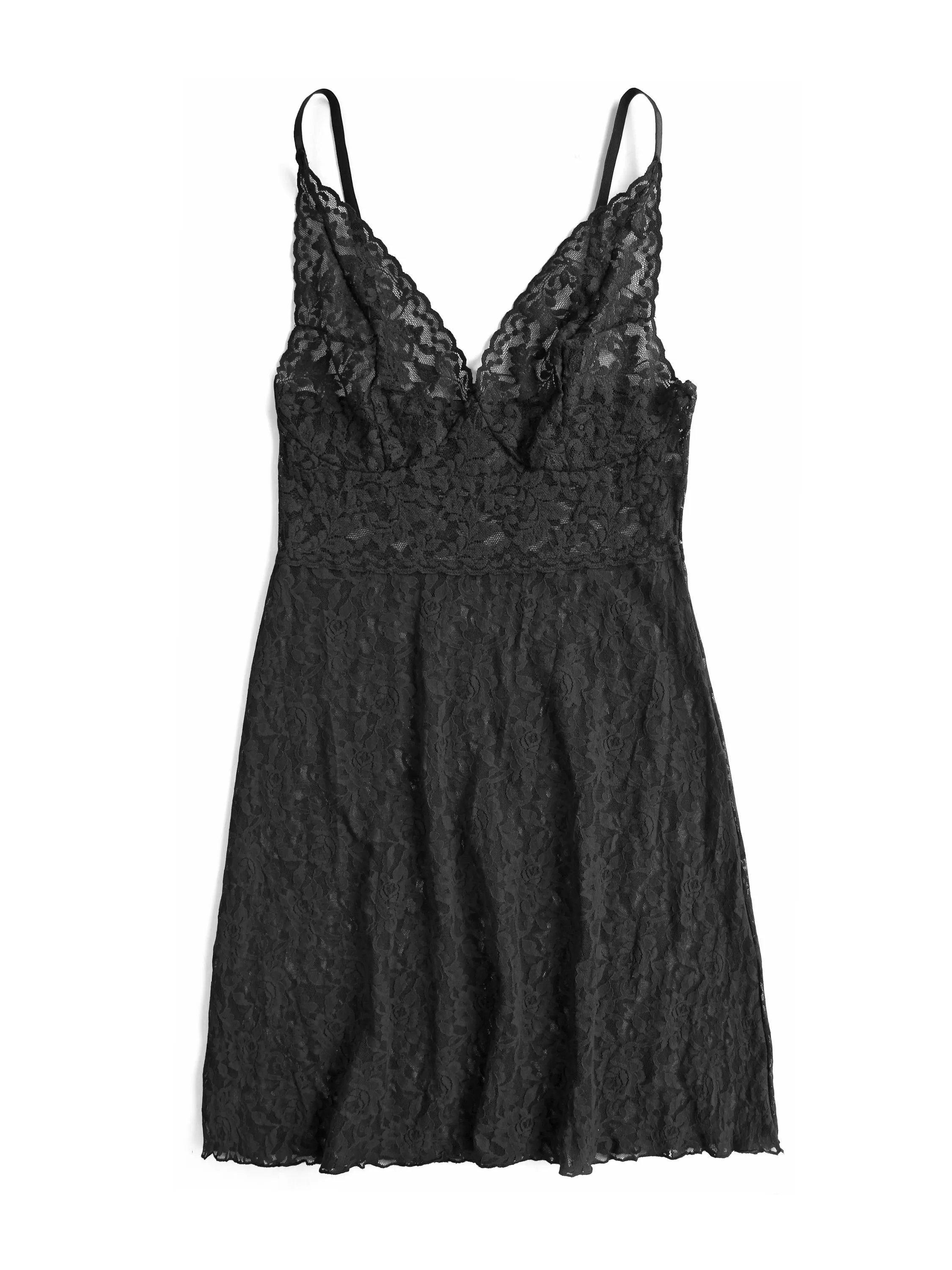 Retro Plunge Chemise Black sold by Hanky Panky product image thumbnail 3