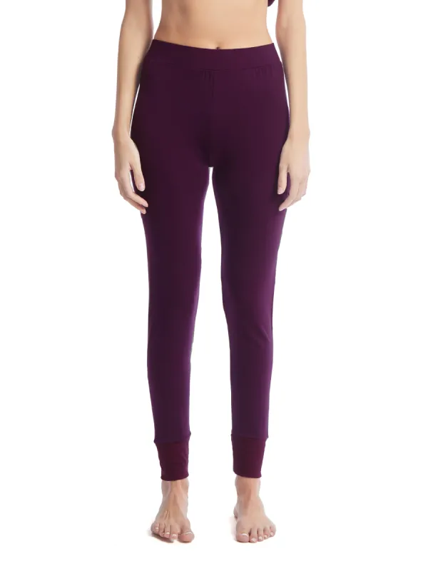 French Terry Jogger Dried Cherry Red Sale sold by Hanky Panky