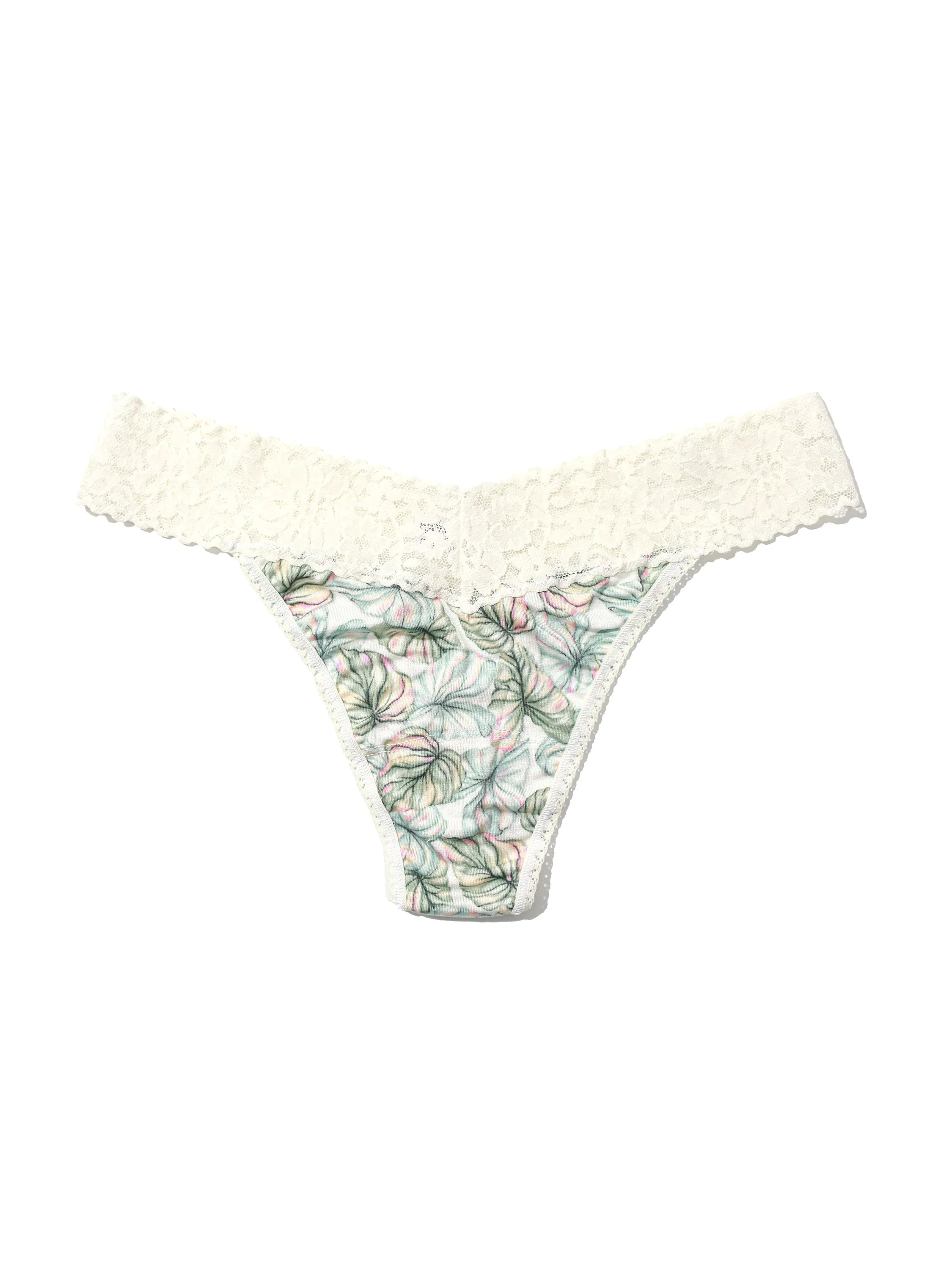 Printed DreamEase® Original Rise Thong Begonia Leaf sold by Hanky Panky product image thumbnail 2