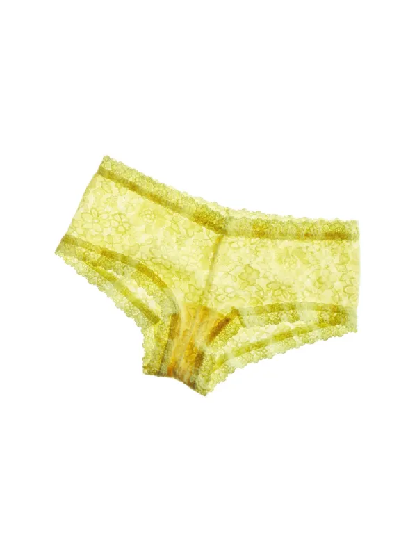 Daily Lace™ Boyshort Lime Zest Yellow sold by Hanky Panky