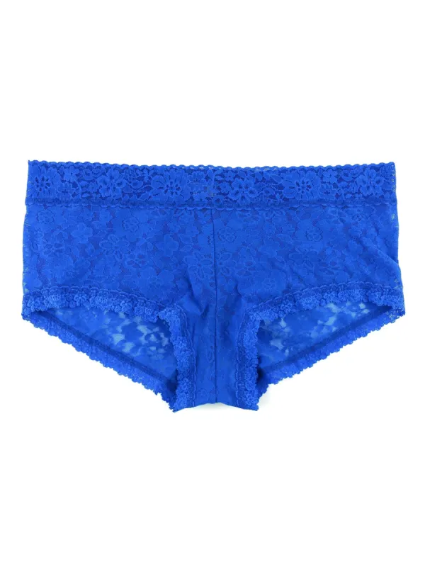 Daily Lace™ Plus Size Boyshort Bold Blue Sale sold by Hanky Panky