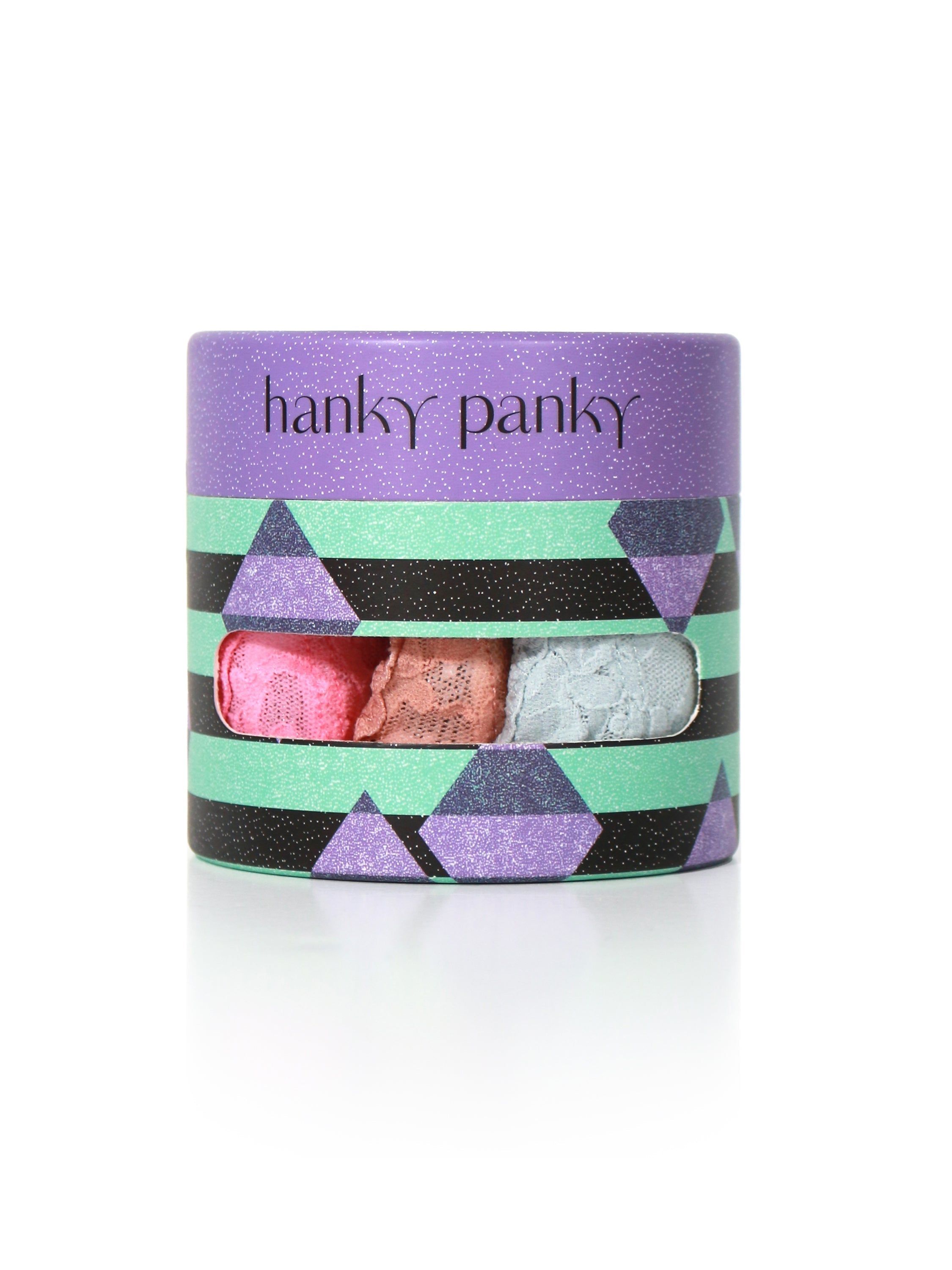 Holiday 3 Pack Signature Lace Low Rise Thongs Sale sold by Hanky Panky product image thumbnail 3