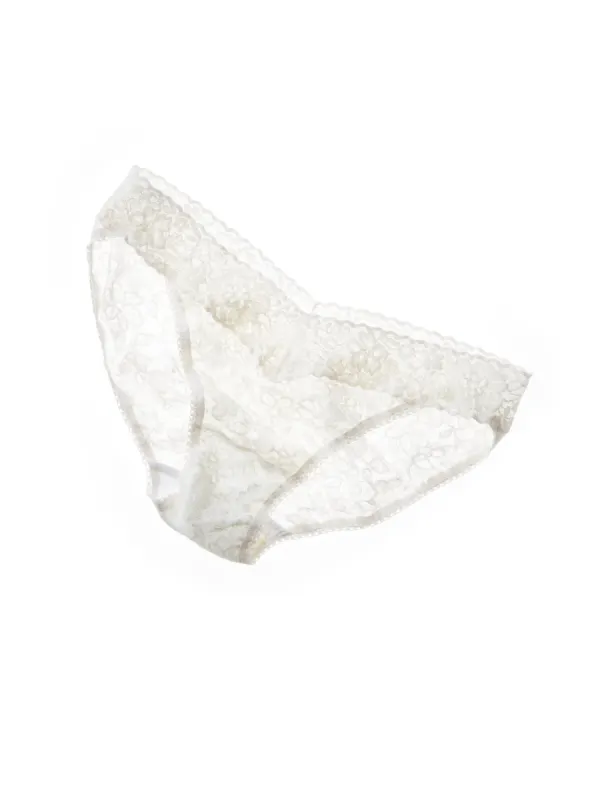 Daily Lace™ V-Kini Marshmallow sold by Hanky Panky