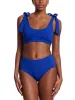 French Brief Swimsuit Bottom Poolside Blue Sale sold by Hanky Panky