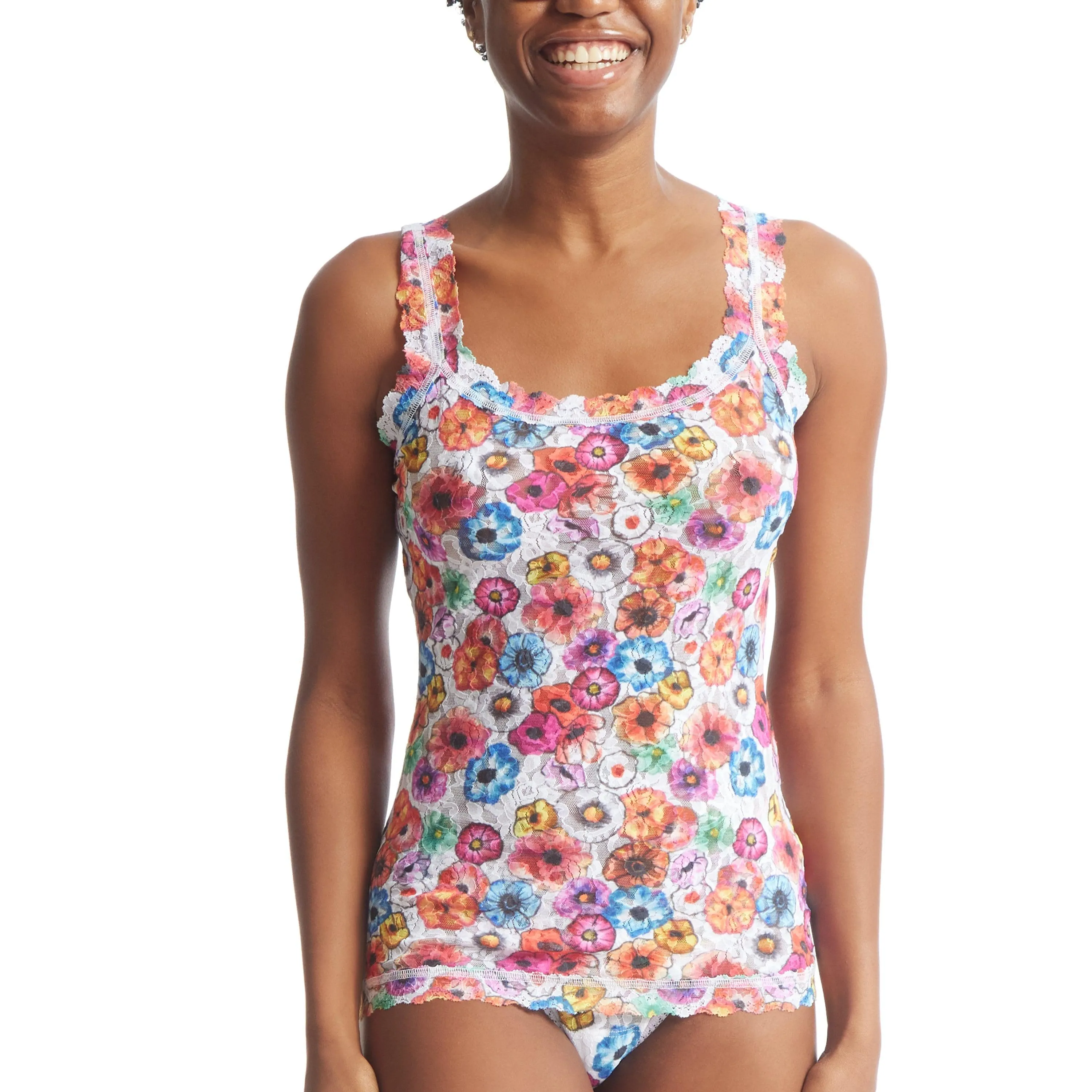 Printed Signature Lace Classic Cami Linger Awhile Sale sold by Hanky Panky