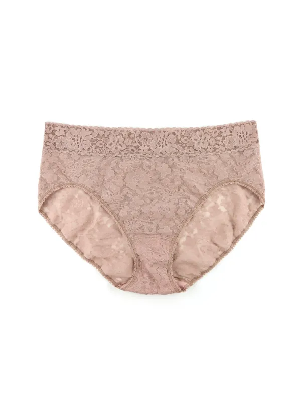 Daily Lace™ Plus Size French Brief Taupe sold by Hanky Panky