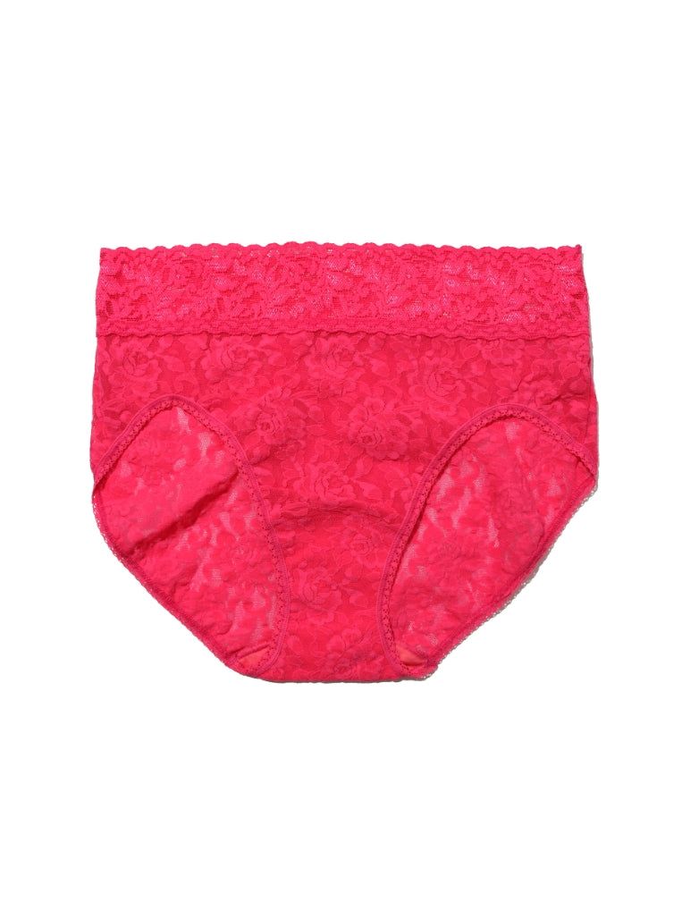 Signature Lace French Brief Vivid Coral sold by Hanky Panky