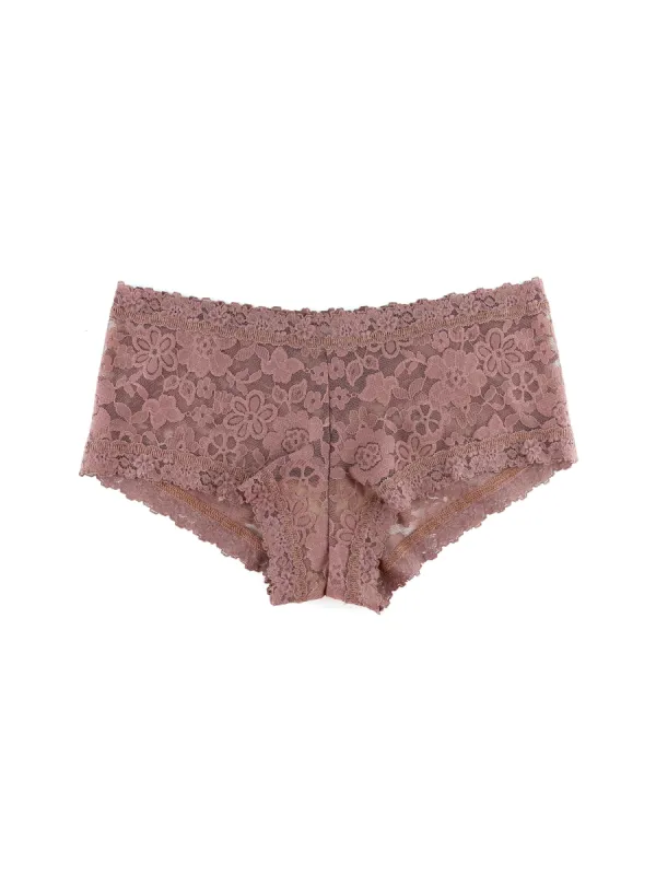 Daily Lace™ Boyshort Allspice Brown Boxed Sale sold by Hanky Panky