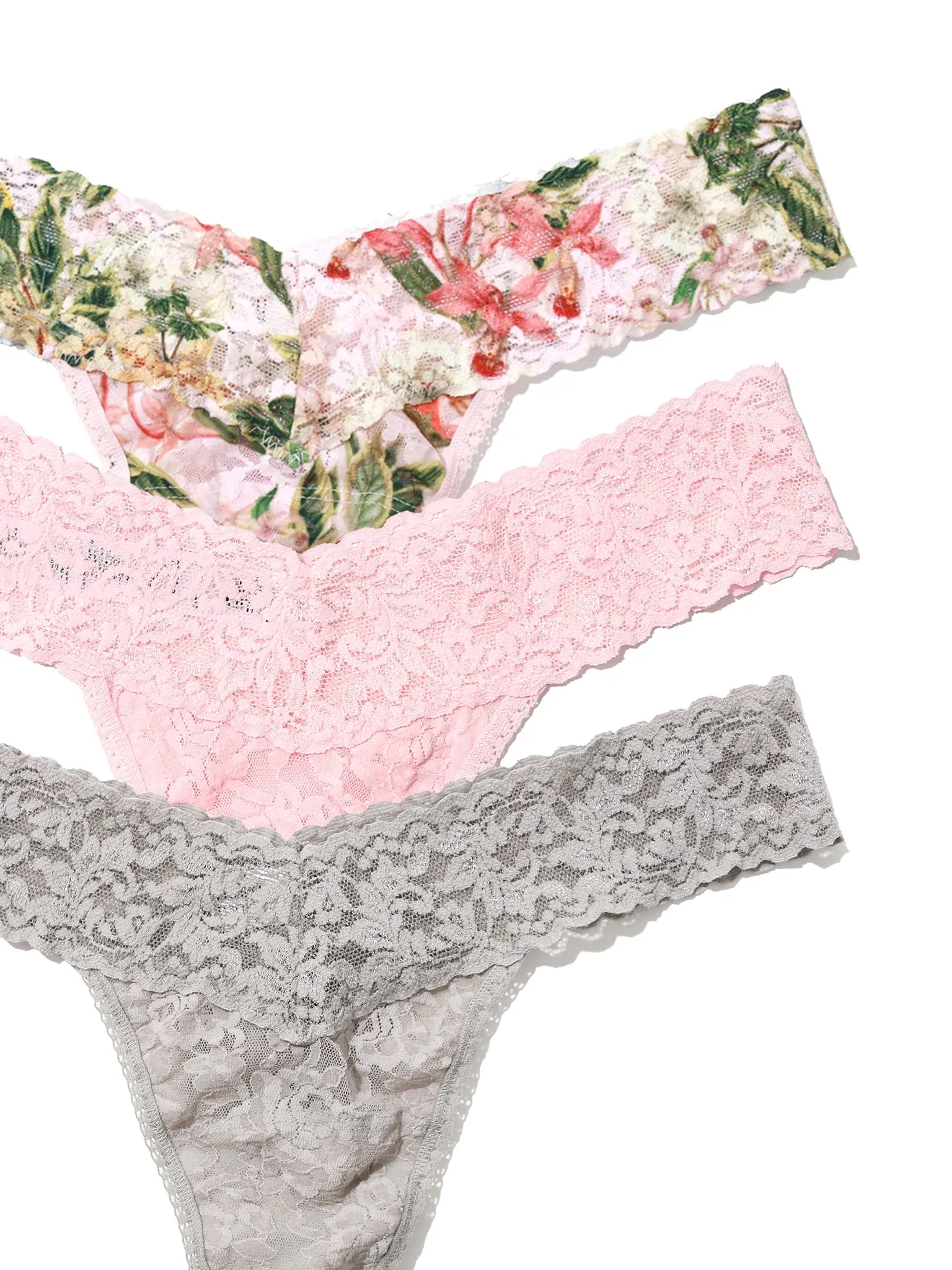 3 Pack Low Rise Thongs French Garden Sale sold by Hanky Panky product image thumbnail 2