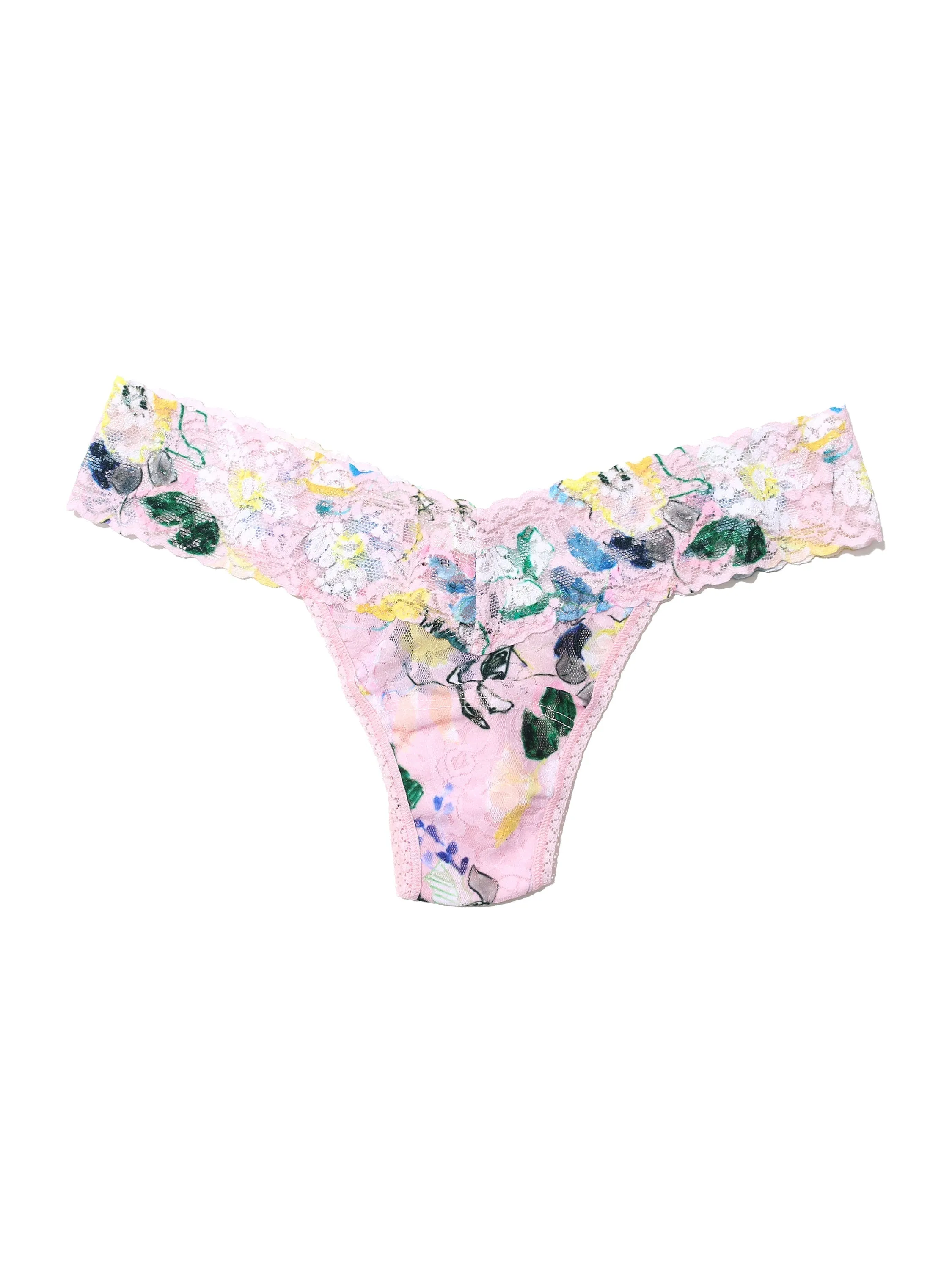 Printed Signature Lace Low Rise Thong Cannes You Believe It Sale sold by Hanky Panky product image thumbnail 2