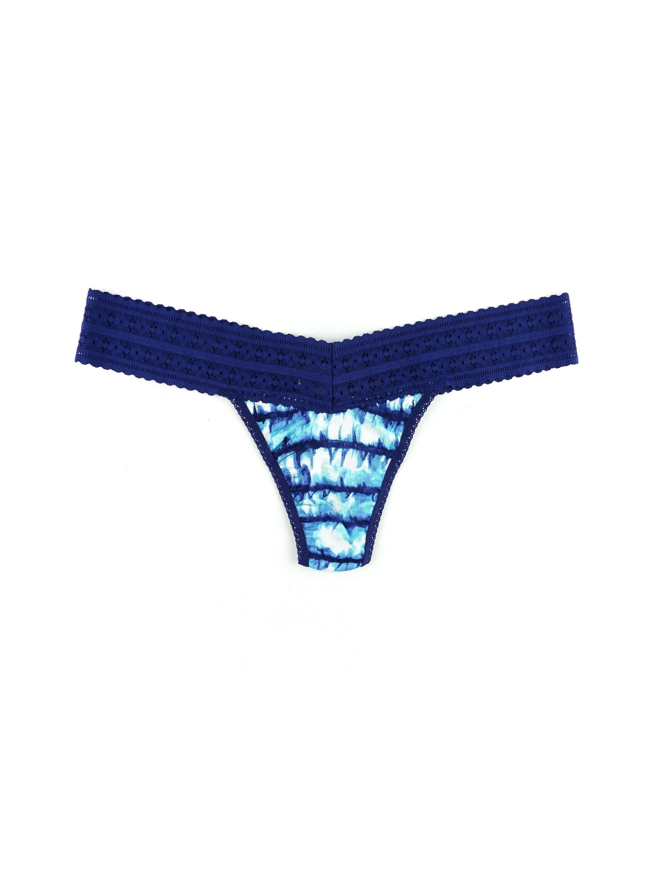 Printed DreamEase™ Low Rise Thong sold by Hanky Panky