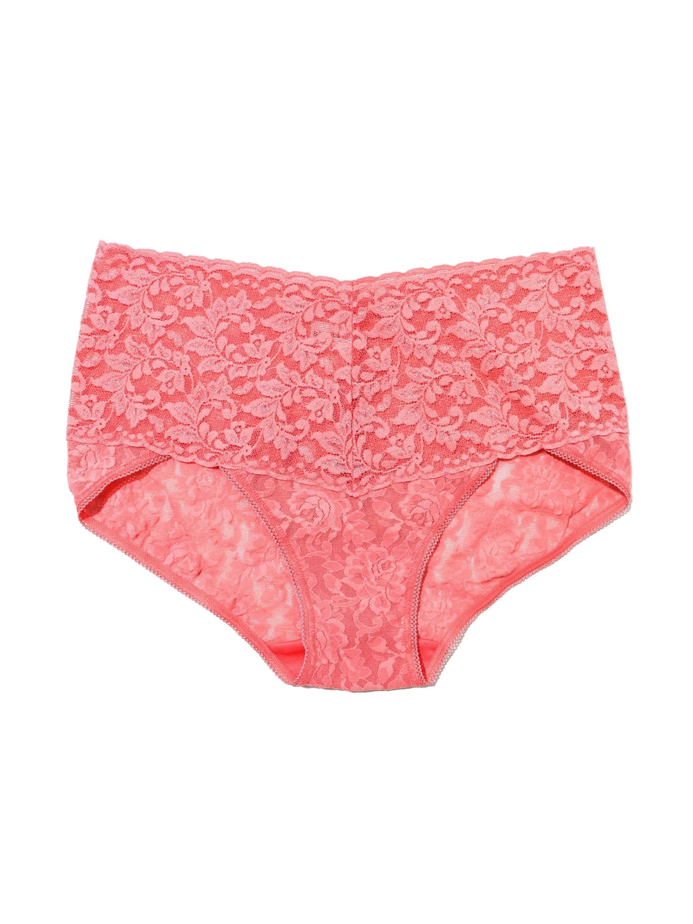 Retro Lace V-Kini Guava Pink sold by Hanky Panky product image thumbnail 3