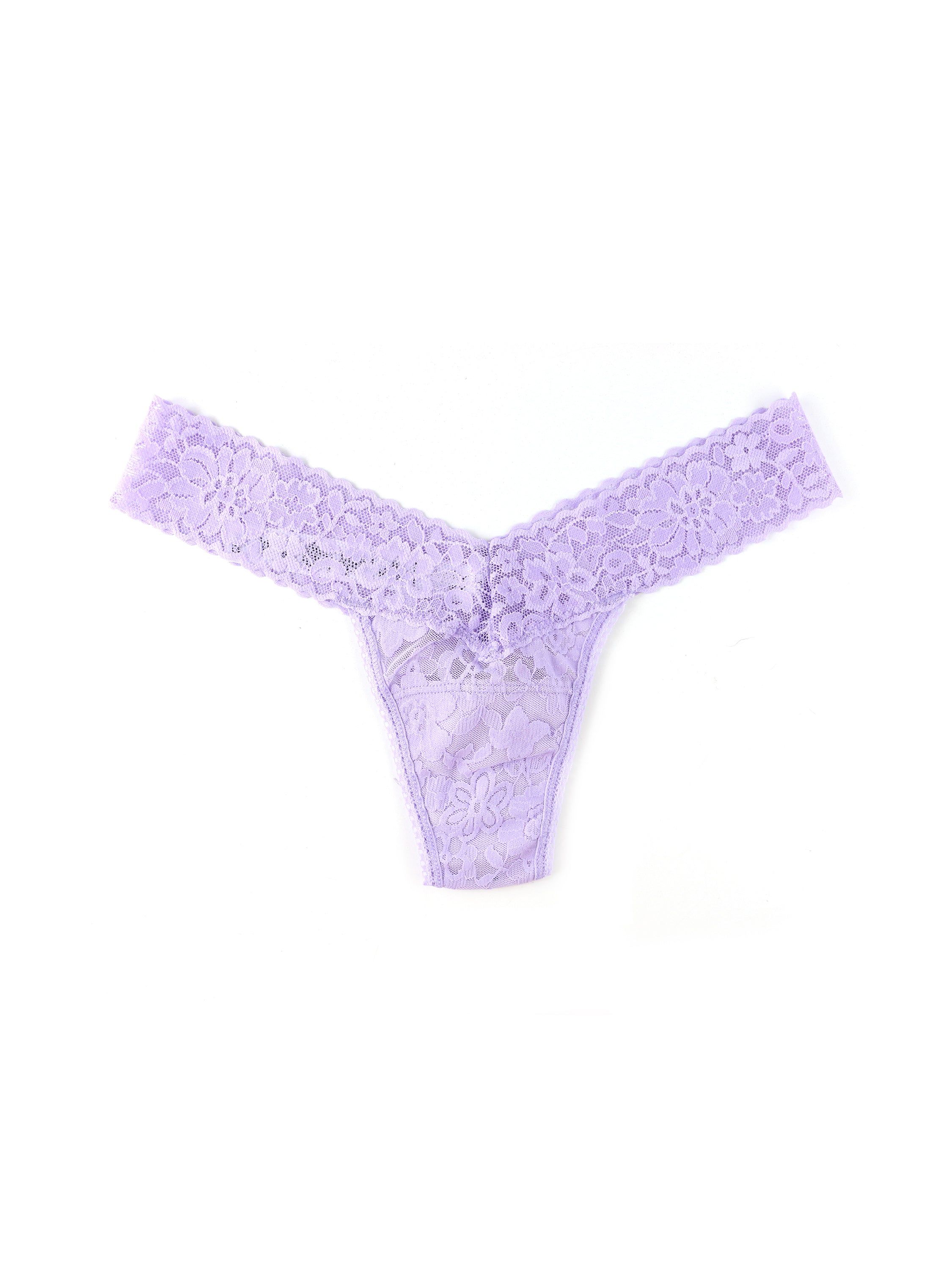 Daily Lace™ Low Rise Thong Moon Crystal Purple Sale sold by Hanky Panky