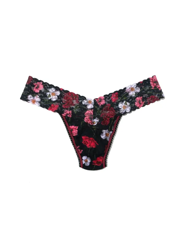 Printed Signature Lace Low Rise Thong Am I Dreaming Sale sold by Hanky Panky