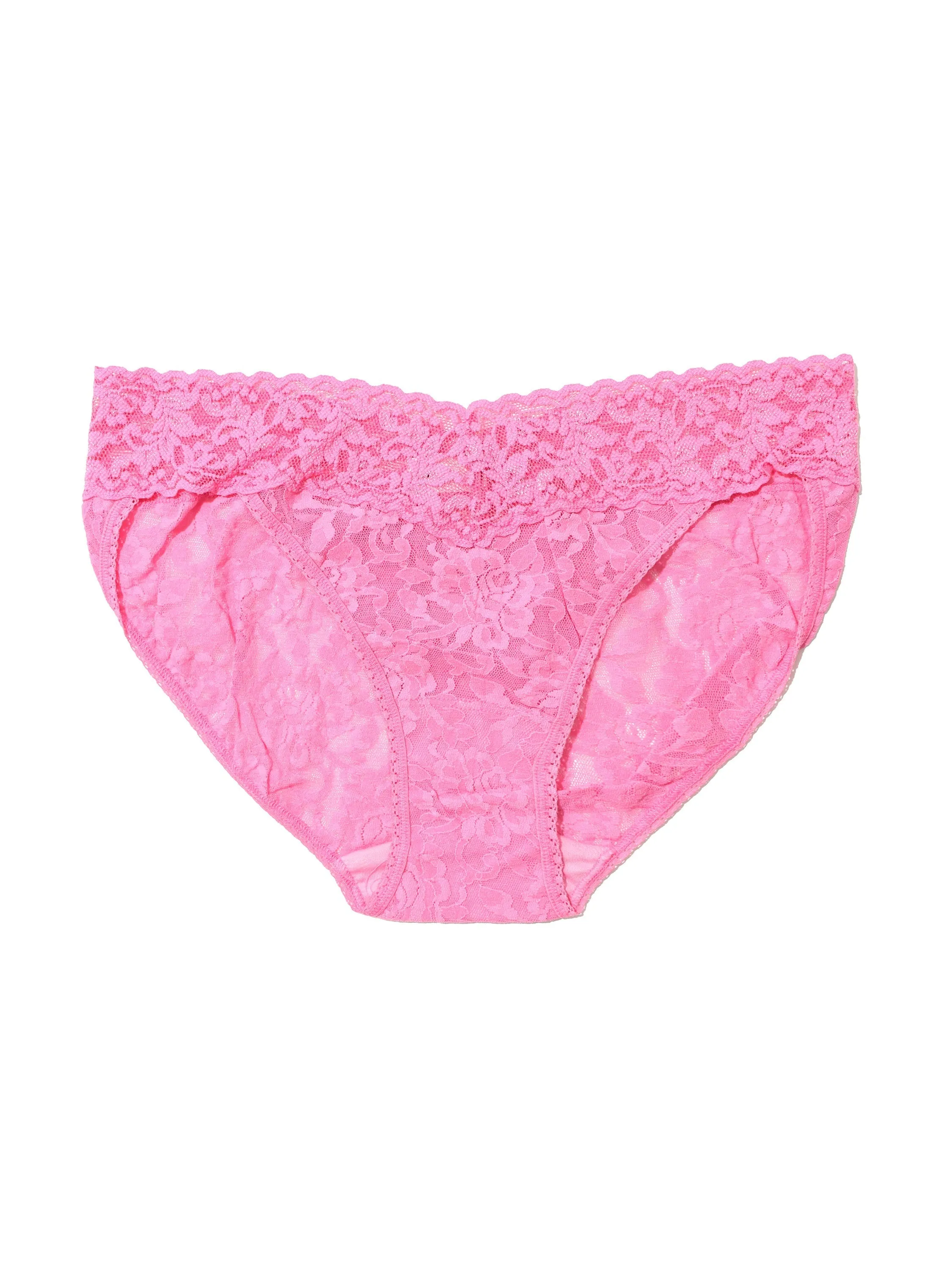 Signature Lace V-Kini Taffy Pink Sale sold by Hanky Panky product image thumbnail 4
