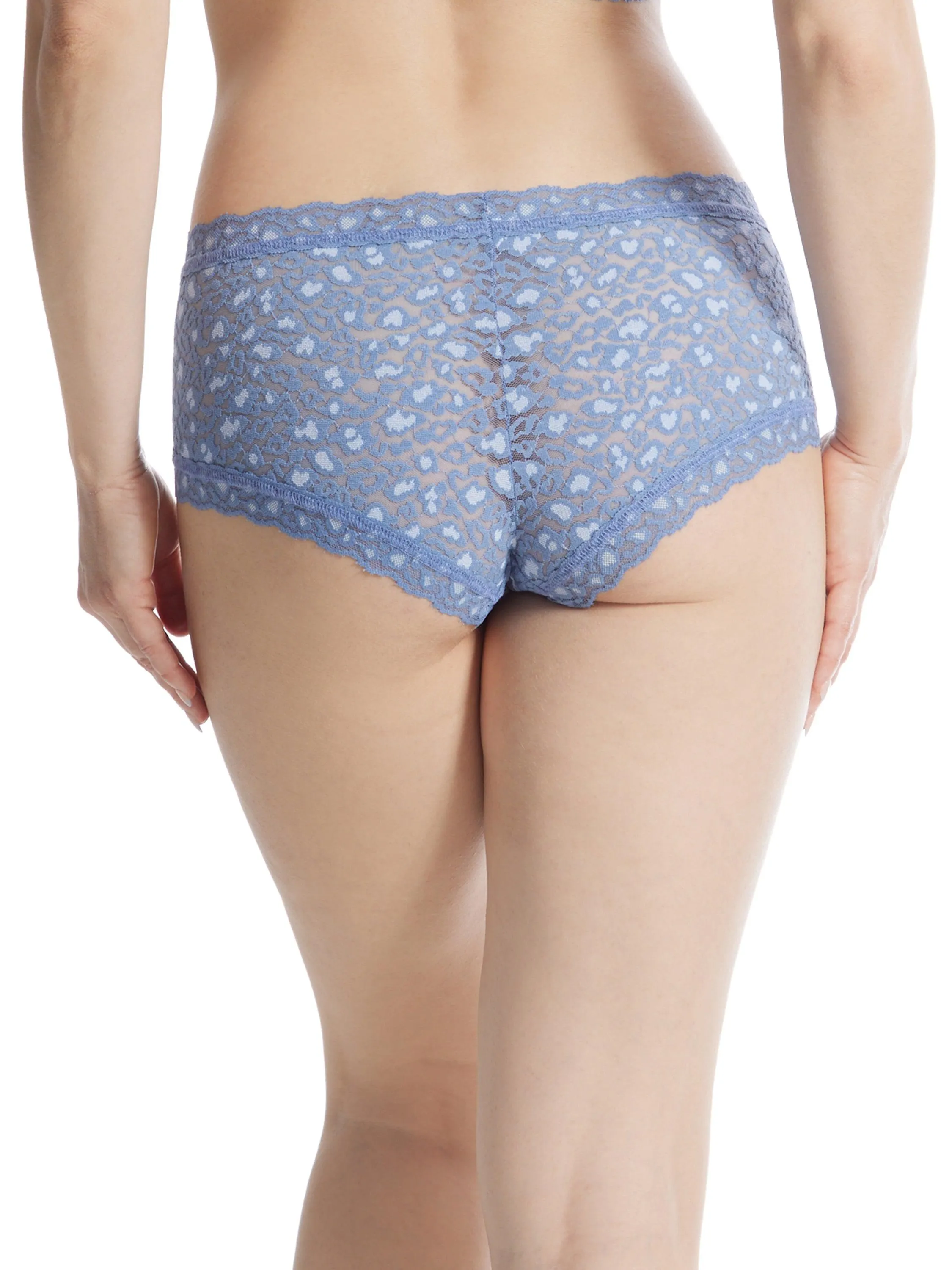 Cross-Dyed Leopard Boyshort Stonewash Blue sold by Hanky Panky product image thumbnail 2