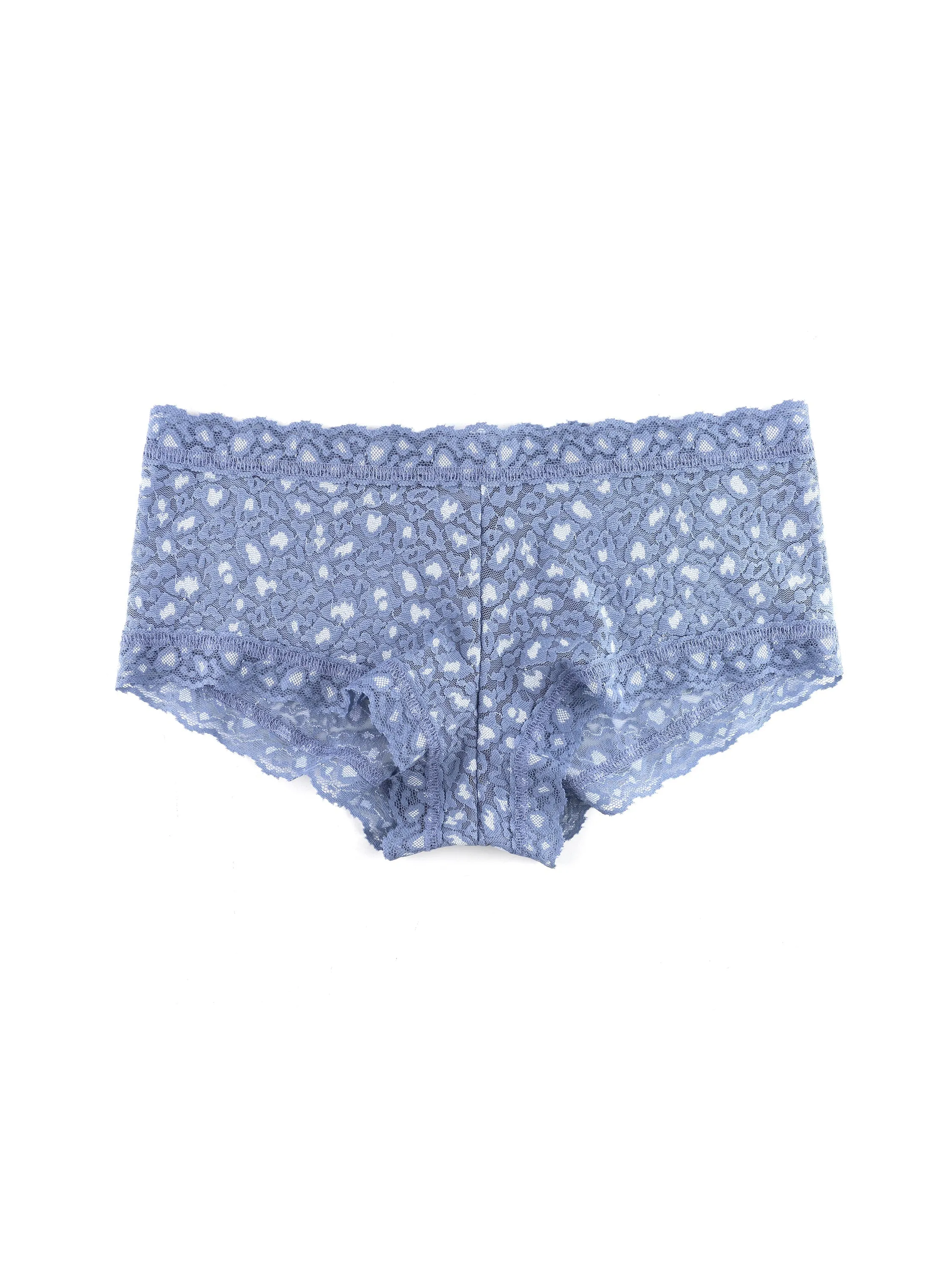 Cross-Dyed Leopard Boyshort Stonewash Blue sold by Hanky Panky product image thumbnail 3